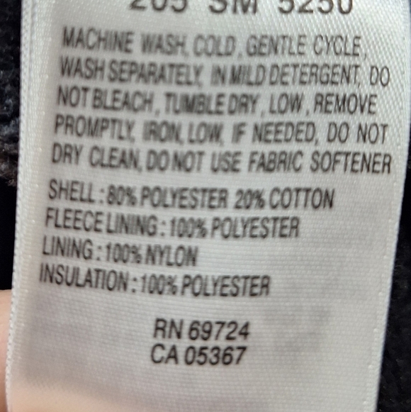 Columbia Large Coat/Jacket Mens Fleece Lined Navy Blue Many Pockets Zip Up - Picture 6 of 8